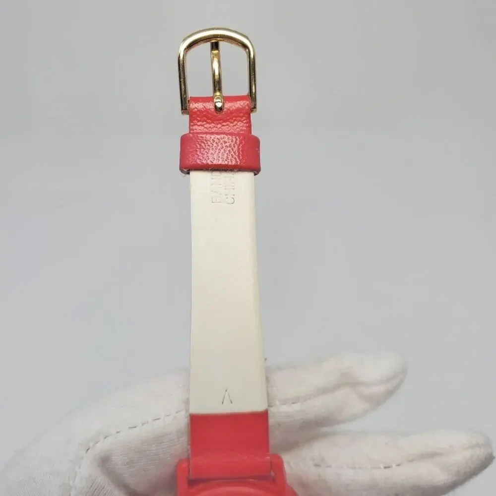 Vintage Disney X Lorus Minnie Mouse Red Plastic Watch